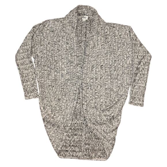 BKE Sweaters - BKE Buckle Oversized Light Gray Loop Cardigan Sweater Medium
